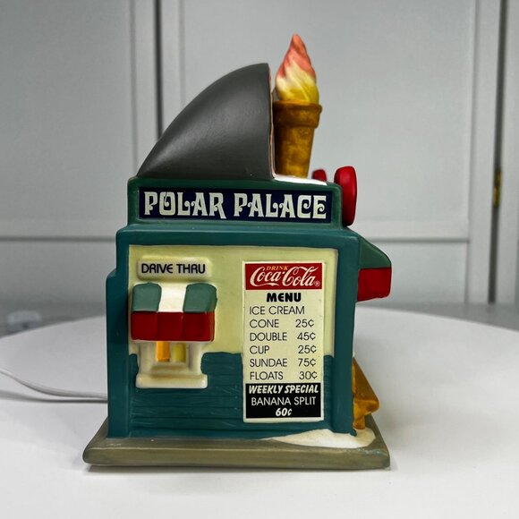 Polar Palace Ice Cream Shop Coca-Cola Town Square Lighted Building From 1999 - Picture 6 of 11